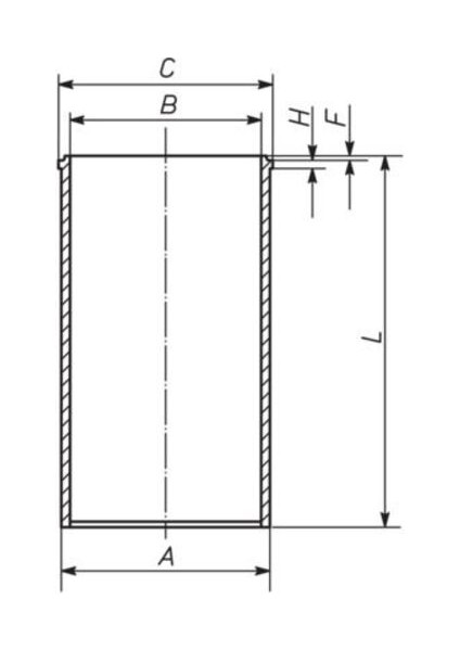 Mahle 029WV2000 -Knecht-Behr 0 Gömlek-Std Vw Golf Caddy Passat Polo Transporter Aaz-Abl-Amf-Arl-Asz-Axb-Axc-Bjb-Atd-1z-Afn-Agr-Ahf-Ahu 0 0