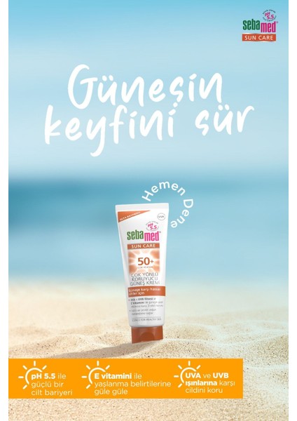 Asfstore Sebamed Sun Care Çok Yönlü Güneş Kremi SPF50 50 ml fırsatları