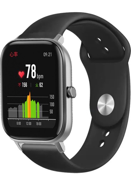 Amazfit Gts / Gts 2 Akıllı Saat Uyumlu Spor Silikon Kordon