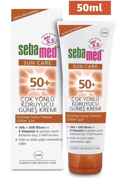 Asfstore Sebamed Sun Care Çok Yönlü Güneş Kremi SPF50 50 ml