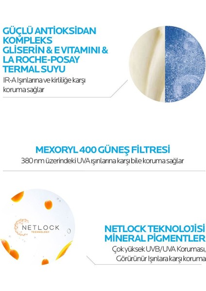 Asfstore La Roche Posay Anthelios Uvmune Fluid Tinted SPF50+ 50 ml 2 Adet