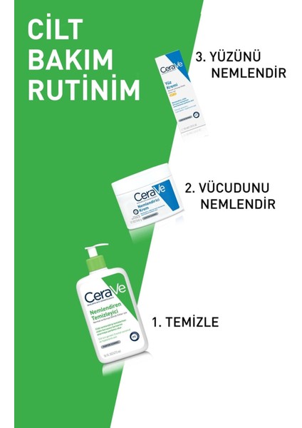 Cerave Hydrating Cleanser Normal & Kuruya Dönük Ciltler Için 473 ml 2 Adet