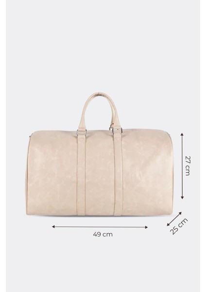 Uzun Askılı Unisex Seyahat Çantası Bej modelleri