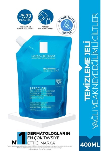 La Roche Posay Anthelios Uvmune 400 Invisible Fluid SPF50+ 50 ml + La Roche Posay Effaclar Gel 400 ml modelleri