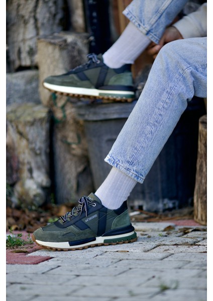Cranch Model Kombinasyonlu Deri Sneaker Ayakkabı indirimleri