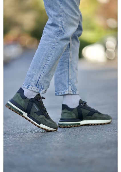 Cranch Model Kombinasyonlu Deri Sneaker Ayakkabı fiyatları