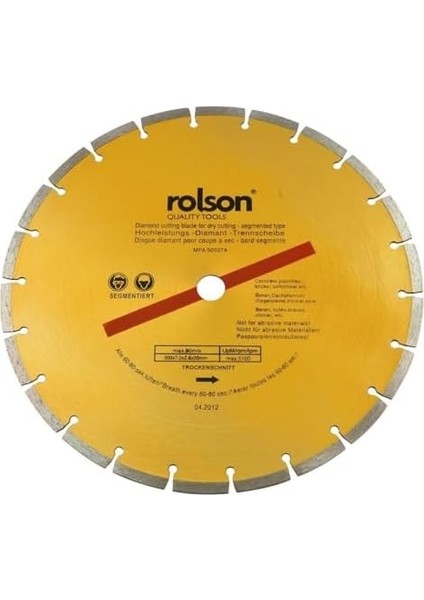 24398 300 mm Diamond Tipped Segmented Blade fiyatları