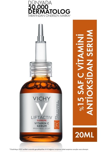 Asfstore Vichy Liftactiv Supreme Vitamin C Serum Antioksidan 20 ml
