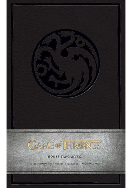 Of Thrones: House Targaryen Hardcover Ruled Journal