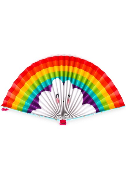 Katlanabilir Kagit Yelpaze - Rainbow