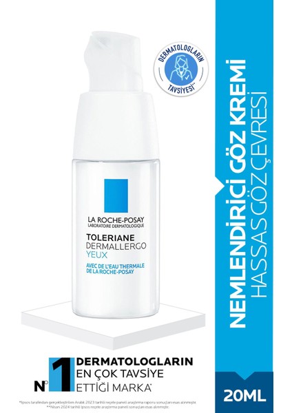 La Roche Posay Toleriane Dermallergo Eye Göz Çevresi Kremi 20 ml