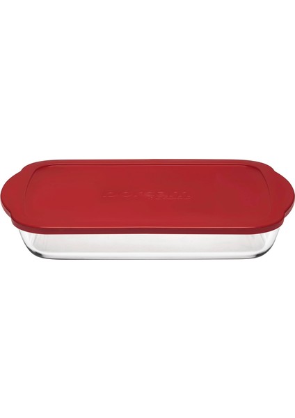 59006 Plastik Kapaklı Borcam Kırmızı