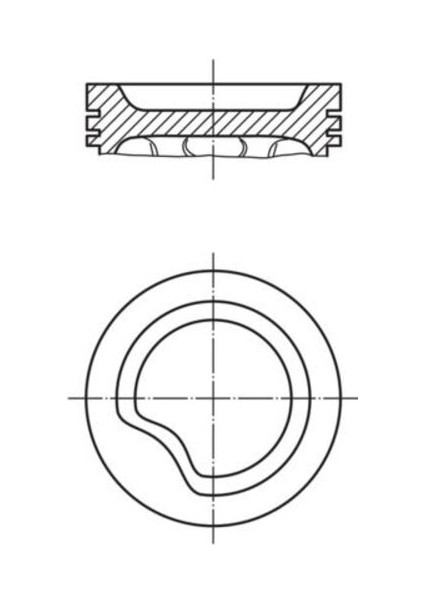 Mahle 0110600 -Knecht-Behr Motor Piston Segman Std Astra-Corsa-Kadett 1.4 C Nz-Sz 77.60 011PI0000610086