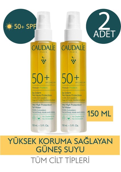 Caudalie Vinosun Very High Protection Water SPF50 150 ml 2 Adet