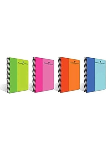 Bicolor Spiralli Defter, A4, 80 Yaprak, 70G Kağıt, Çizgili, Dayanıklı Pp Kapak, Asorti Renkler, Kullanışlı ve Şık Tasarım