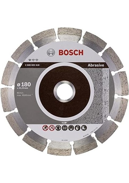 Abrasive Için Elmas Kesim Diski Standartı, 2608602618, 0 Watts, 0 Volts modelleri