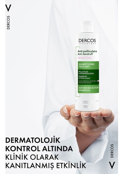 Vichy Dercos Anti-Pelliculaire Şampuan Hassas ve Kaşıntılı Saç Derisi 200 ml 2 Adet indirimleri