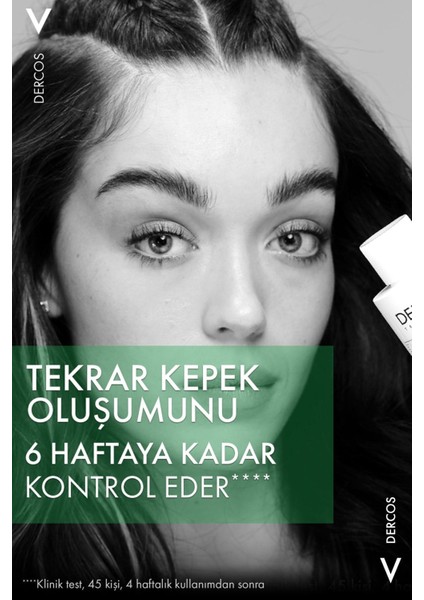 Vichy Dercos Anti-Pelliculaire Şampuan Hassas ve Kaşıntılı Saç Derisi 200 ml 2 Adet