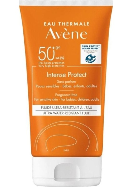 Avène Intense Protect Ultra Water Resistant Fluide SPF50+ 150 ml