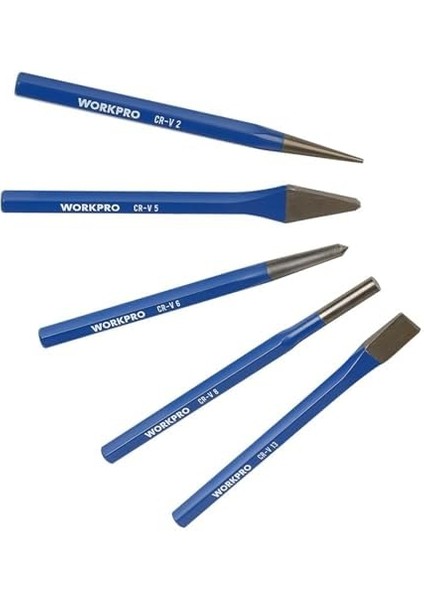 WP201303 5 Parça Cr-V Profesyonel Noktalama ve Keski Seti fiyatları