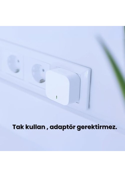 Uyumlu Zigbee + Bluetooth Köprü Cihazı (Tuya, Smart Life Uyumlu Gateway Hub)