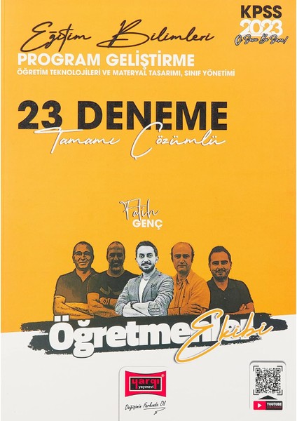 Kpss Eğitim Bilimleri Öğretmenler Ekibi Program Geliştirme (Öğretim Teknolojileri ve Materyal Tasarımı - Sınıf Yönetimi) Tamamı Çözümlü 23 Deneme