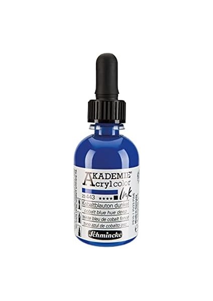 Akademie Akrilik Mürekkep 50 ml 443 Cobalt Blue Hue Deep