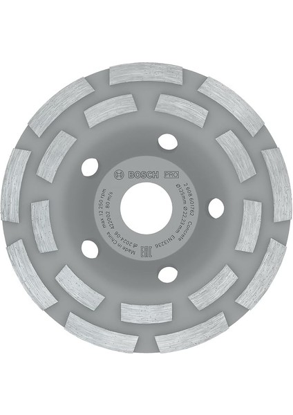 Storemax Professional Accessories Elmas Taşlama Diski Açılı Taşlamalar Için Uzman (Beton Için, Taşlama Diski: 125 Mm, Delik: 22,23 Mm, Beton Taşlama Makineleri Için Aksesuarlar)