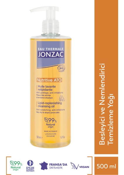 Eau Thermale Jonzac Nutritive Temizleme Yağı 500 ml