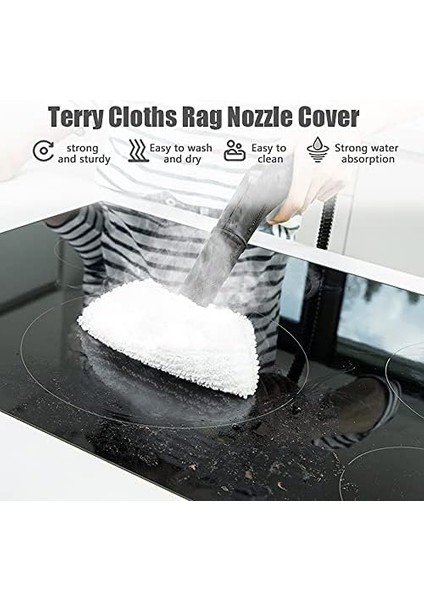 Karcher Sc2 / Sc3 / Sc4 / Sc5 Paspas Bezi Aksesuarları Için 6 Paket Bez Seti Paspas Pedlerinin Değiştirilmesi (3 Bez Nozul Kapakları ve 3 Mikrofiber Paspas Pedleri) modelleri