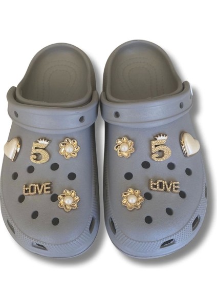 Lovıta Crocs Model Terlik 36-40 Gri