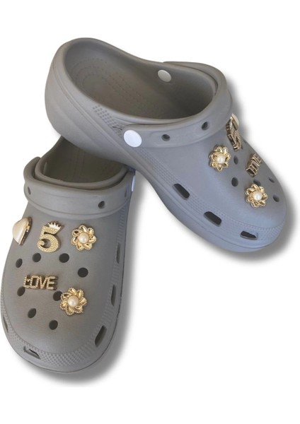 Lovıta Crocs Model Terlik 36-40 Gri
