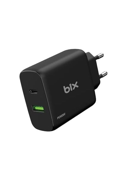 BX2P65G Gan Pd 65W Type-C ve Usb-A Qc 18W Çift Portlu Akım Korumalı Hızlı Şarj Cihazı Siyah fiyatları