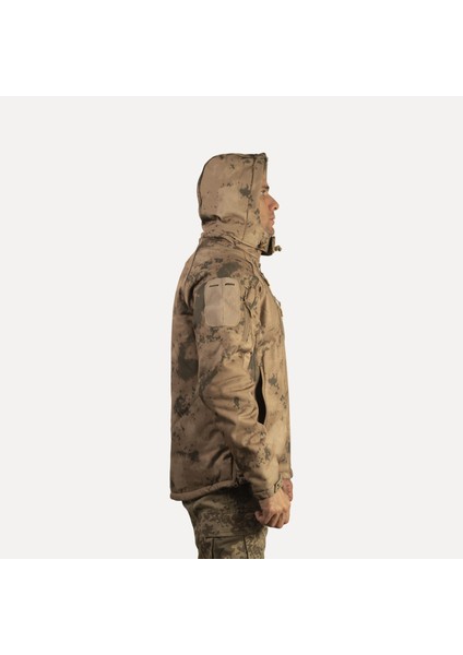 Erkek Jandarma Kamuflaj Desenli 5 Cepli Softshell Mont indirimleri