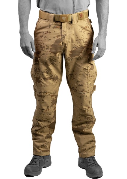Bamsı Jandarma Kamuflaj Desenli Taktik Pantolon, 8 Cepli Kamuflaj Pantolon
