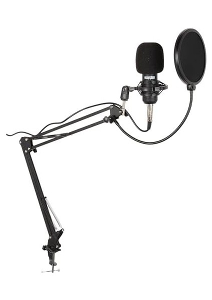 BM800BT Black Kondanser Mikrofon Stand Filtre Ses Kartı fiyatları
