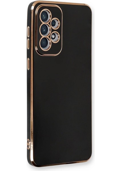 Galaxy A73 5g Için Kılıf Olive Plated Siyah [galaxy A73 5g ile Uyumlu Kılıf - Siyah]
