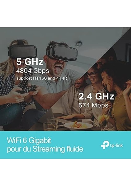Archer AX73, AX5400 Mbps, Fiber Destekli, 4×gbps Lan Portlarıları, 200'DEN Fazla Cihazı Bağlayın,ofdma ve Mu-Mımo Destekli, Oyun Için Ideal Xbox/ps/4k-8k Yayın, Dual-Band Wi-Fi 6 Router fiyatları