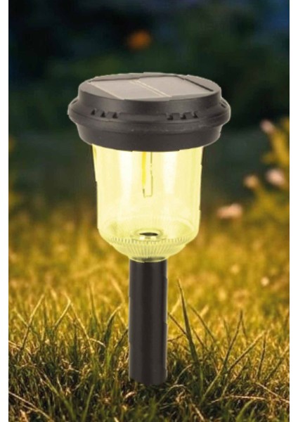 Cob LED Güneş Enerjili Bahçe Teras Balkon Dekorasyon Ampul Gece Lambası Dekoratif Solar Aydınlatma