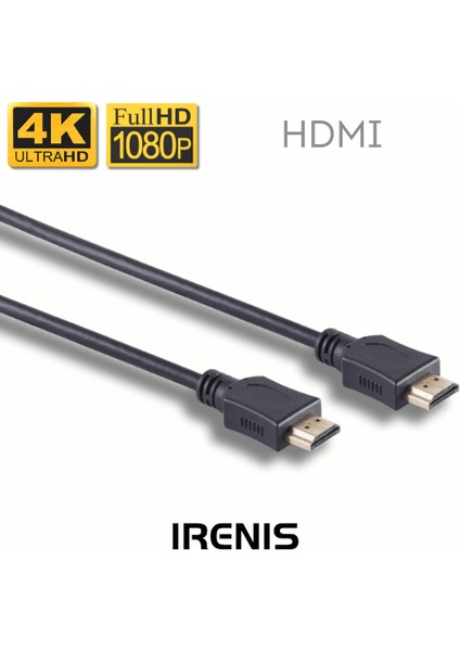 Irenıs Yüksek Hızlı HDMI Kablo UHD