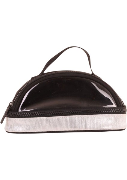 Crescent Taşıma Saplı Kız Çocuk Iki Gözlü Kalemlik - Siyah, Şeffaf Cepli - K2724 fiyatları