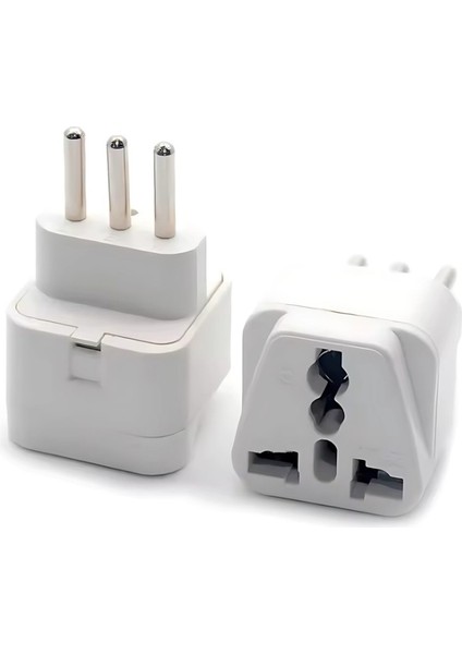 Italya Uyumlu 3 Pinli Priz Dönüştürücü 🔌 Seyahat Tipi Universal Adaptör