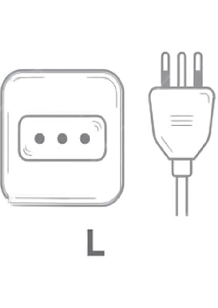 Italya Uyumlu 3 Pinli Priz Dönüştürücü 🔌 Seyahat Tipi Universal Adaptör