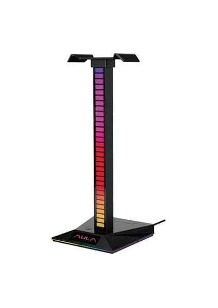 F65 Aux Type-C ve Usb-A Hub Özellikli Rgb Kulaklık Standı fiyatları