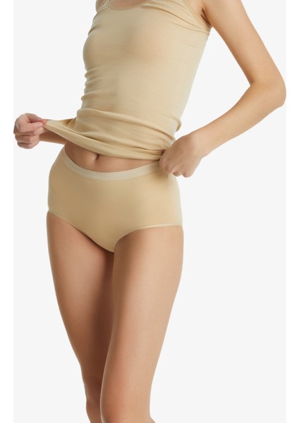 Kadın Slip Külot Essential 1307 - Ten