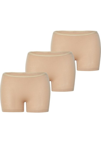 Kadın Boxer 3'lü Paket Essential 1571 - Ten modelleri