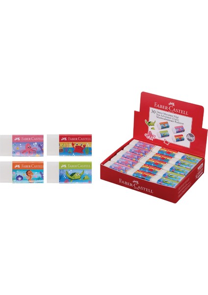 Deniz Macerası Silgi, Dust-Free, 30X Asorti