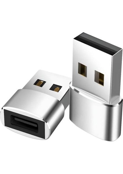 Usb-C USB 3.1 Type C Dişi - USB 3.0 Erkek Adaptör Konnektörü Çevirici Dönüştürücü Usb3.1, USB Type-C, Data Şarj Adaptörü, Tak Çalıştır, Cep Telefonları, Tabletler, Dizüstü Bilgisayarlarla Uyumlu