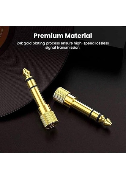 Plus PX-4458 6.3 mm Erkek To 3.5 mm Dişi Çevirici Dönüştürücü Jack Adaptörü modelleri