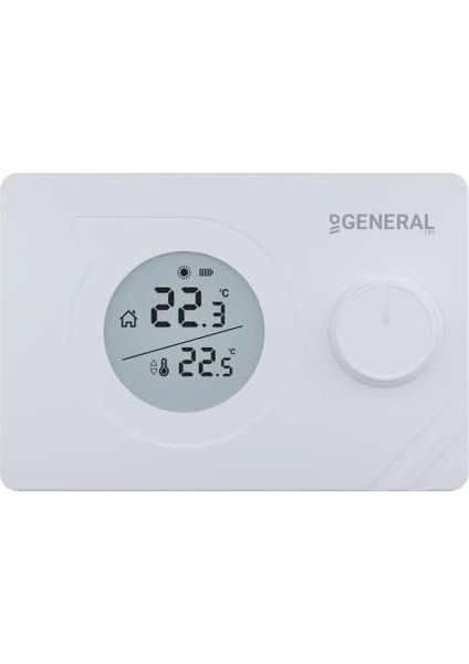 Mitra 220 Rf Kablosuz Dijital Oda Termostatı (Beyaz)